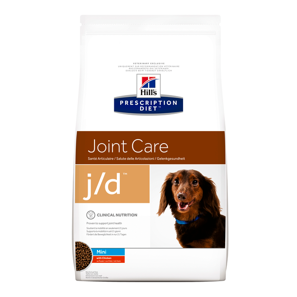 Afbeelding Hill's Prescription Diet J/D Mini hondenvoer 5 kg door Petsplace.nl