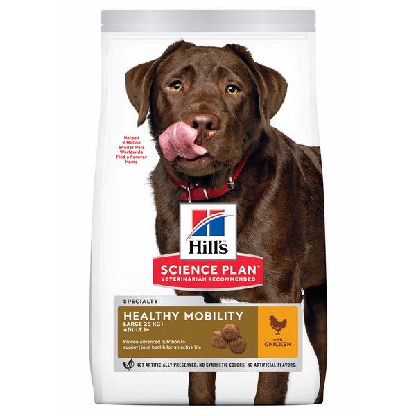 Afbeelding Hill's Adult Large Mobility Kip hondenvoer 12 kg door Petsplace.nl