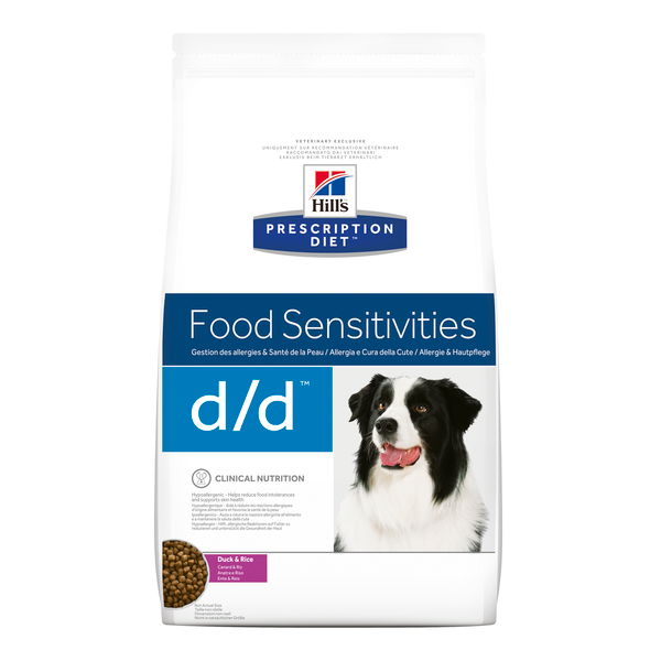 Afbeelding Hill's Prescription Diet D/D Eend & Rijst hondenvoer 2 kg door Petsplace.nl