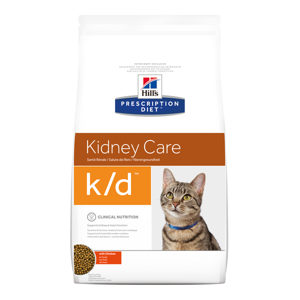 Afbeelding Hill's Prescription Diet K/D kattenvoer 1.5 kg door Petsplace.nl