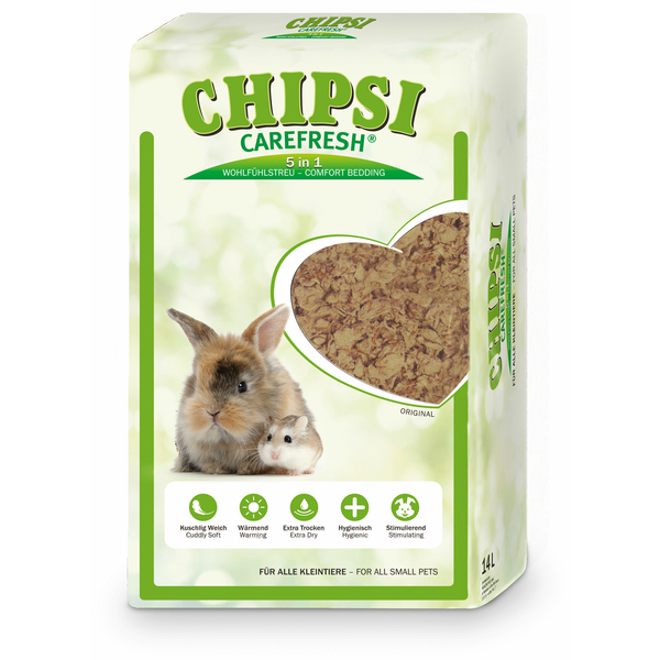 Afbeelding Chipsi Care Fresh Natural - Bodembedekking - 14 l door Petsplace.nl