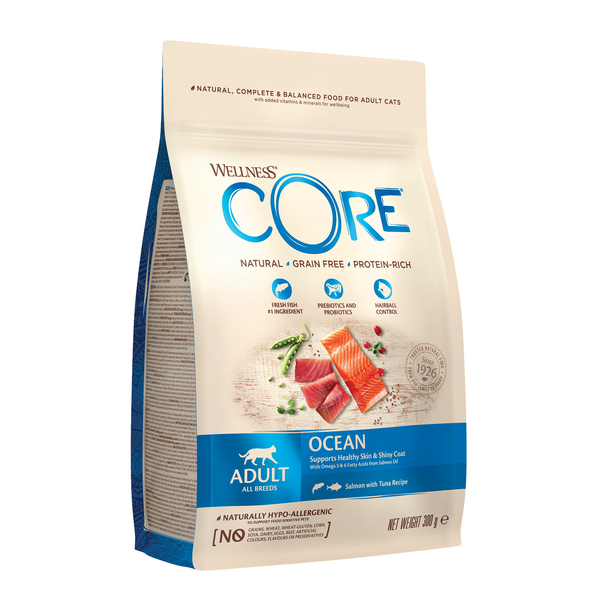 Wellness Core Grain Free Cat Ocean Zalm&Tonijn - Kattenvoer - 300 g