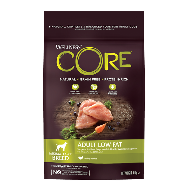 Wellness Core Grain Free Dog Healty Weight Kalkoen - Hondenvoer - 10 kg