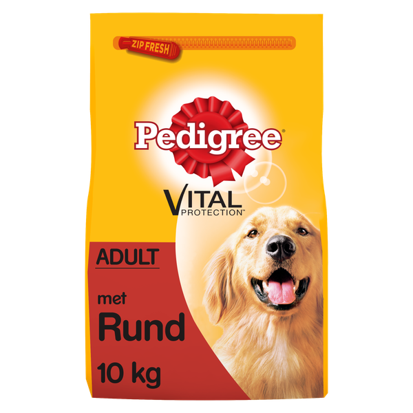 Afbeelding Pedigree Droog Adult Rund 10 Kg door Petsplace.nl