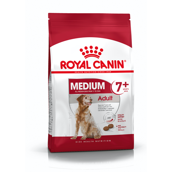Afbeelding Royal Canin Medium Adult 7+ door Petsplace.nl