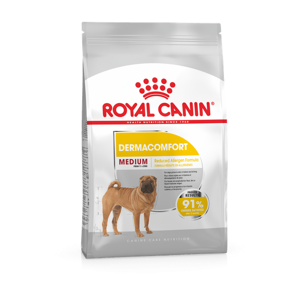 Afbeelding Royal Canin Medium Dermacomfort hondenvoer 3 kg door Petsplace.nl