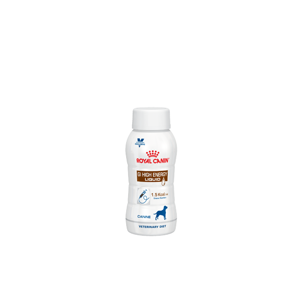 Royal Canin Veterinary Diet GI High Energy Liquid Hond 3 x 200 ml