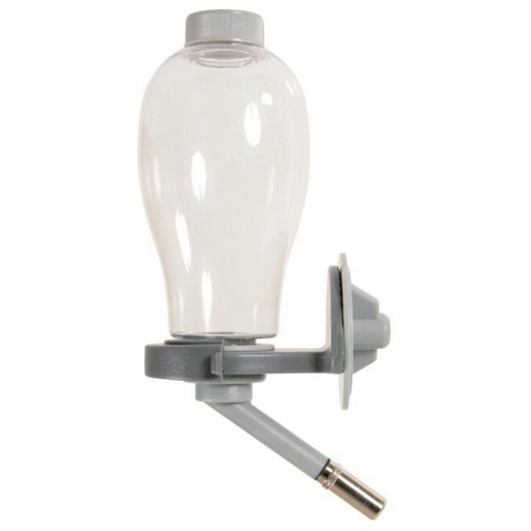 Afbeelding Zolux Drinkfles Top Grijs&Transparant - Waterfontein - 20 cm door Petsplace.nl