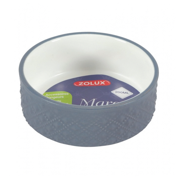 Afbeelding Zolux Voerbak Margot Grijs - Voerbak - 10 cm door Petsplace.nl