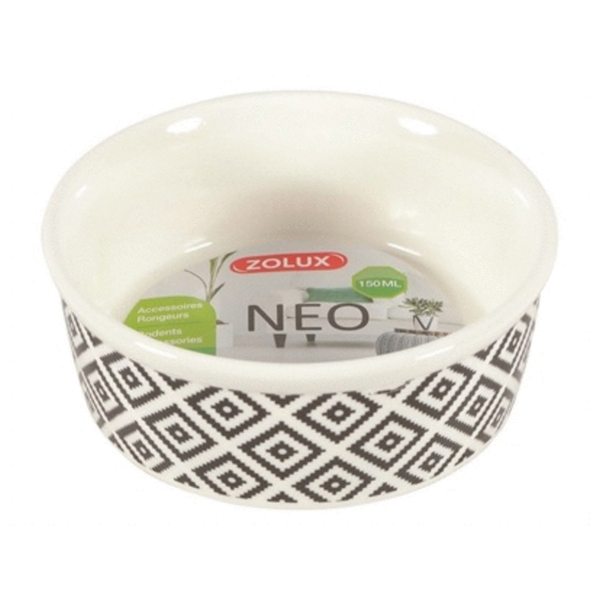 Afbeelding Zolux Voerbak Sandstone Beige&Grijs - Voerbak - 10 cm door Petsplace.nl