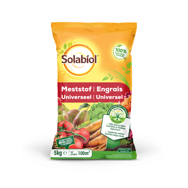 Afbeelding Solabiol Meststof Universeel - Siertuinmeststoffen - 5 kg door Petsplace.nl