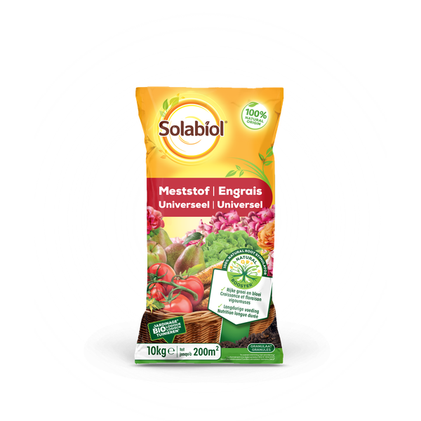 Afbeelding Solabiol Meststof Universeel - Siertuinmeststoffen - 10 kg door Petsplace.nl