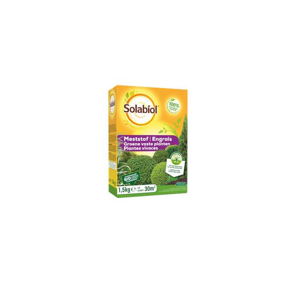 Solabiol Meststof Groene Vaste Planten - Siertuinmeststoffen - 1.5 kg