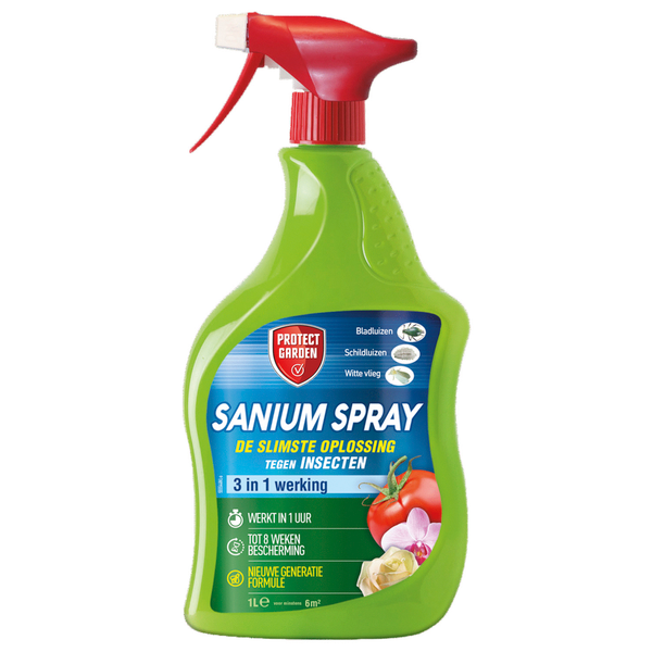 Afbeelding Protect Garden Sanium Spray 3 In 1 Werking - Insectenbestrijding - 1 l door Petsplace.nl