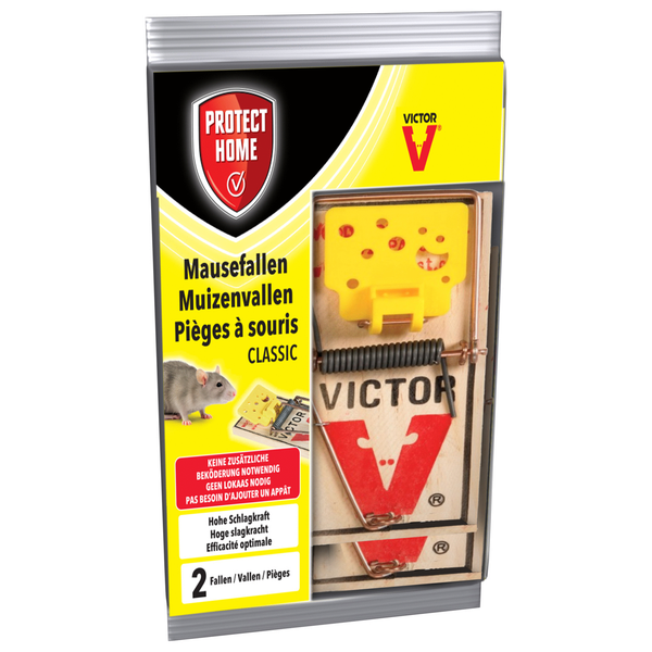 Afbeelding Protect Home Muizenval Hout - Ongediertebestrijding - 2 stuks door Petsplace.nl