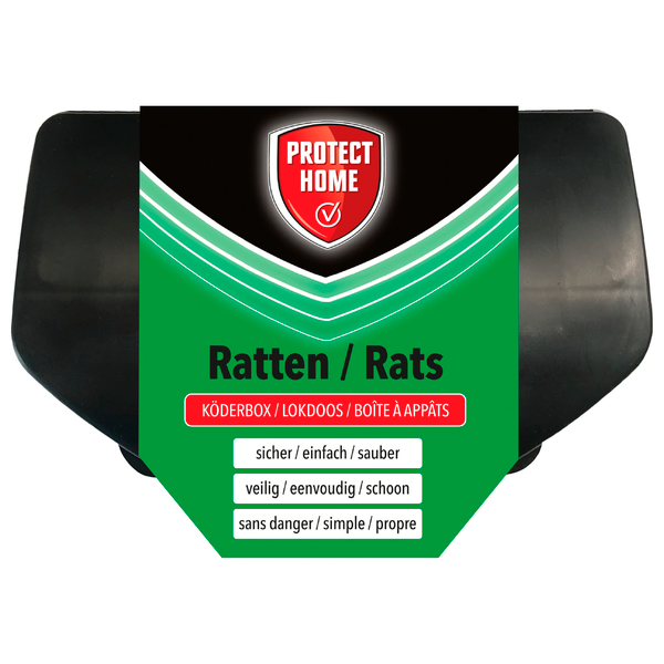 Afbeelding Protect Home Voerdoos Ratten Plastic - Ongediertebestrijding - 1 stuk door Petsplace.nl