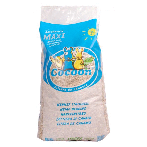 Afbeelding Cocoon Hennepstro - Bodembedekking - 3 kg door Petsplace.nl