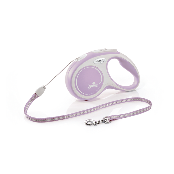 Afbeelding Flexi new comfort - hondenriem - koord - roze - s - 5m door Petsplace.nl