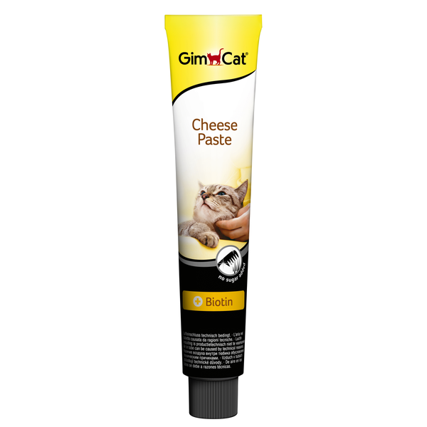 Afbeelding GimCat Cheese Paste - 100 gram door Petsplace.nl