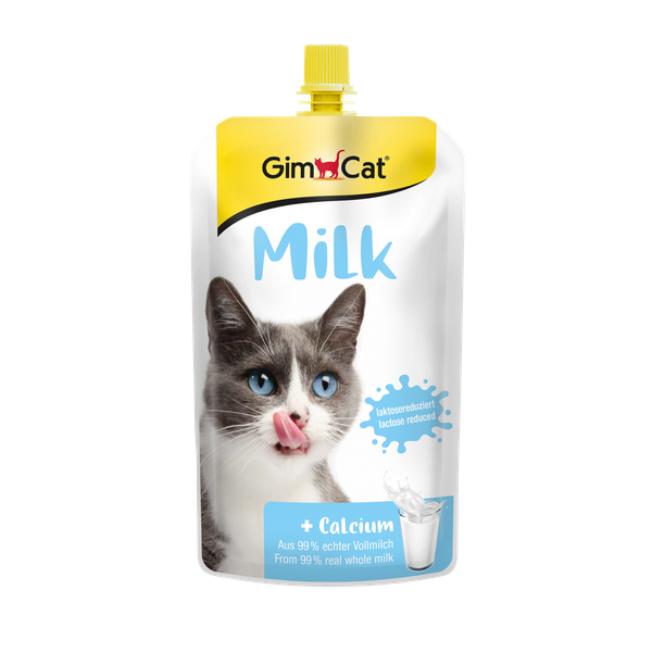 Afbeelding Gimcat Kattenmelk Pouch Hersluitbaar 200 Ml door Petsplace.nl