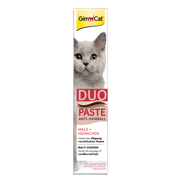 Afbeelding Gimcat Anti-hairball Duo-paste - Chicken & Malt - 50 gr door Petsplace.nl