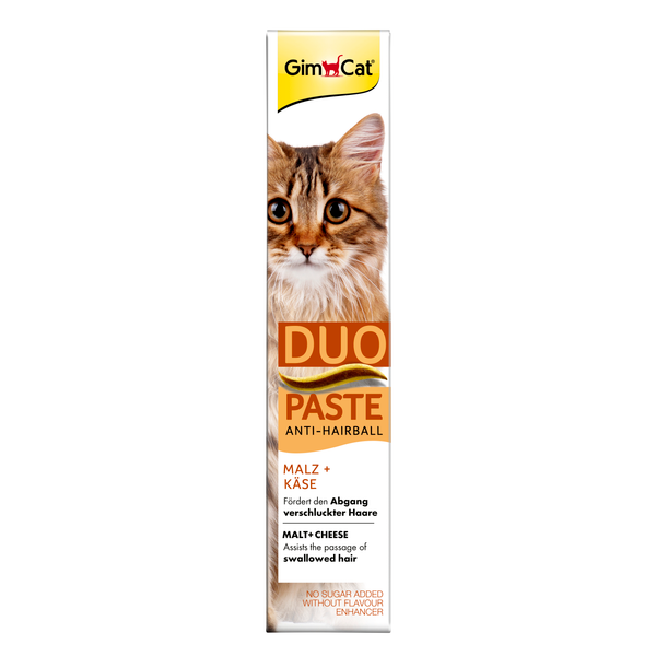 Afbeelding Gimcat Anti-hairball Duo-paste - Cheese & Malt - 50 gr door Petsplace.nl