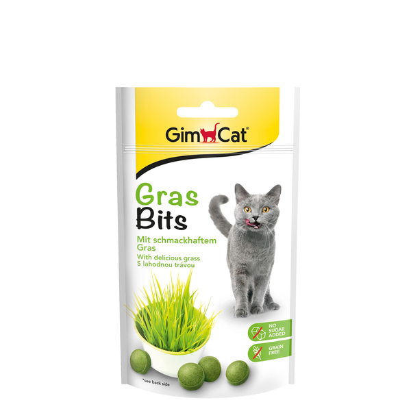 Afbeelding GimCat GrasBits - 40 gram door Petsplace.nl