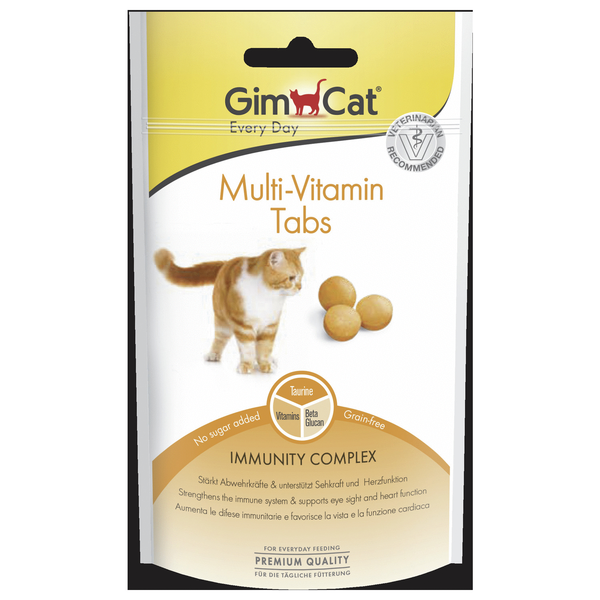 Afbeelding GimCat Multi-Vitamin Tabs - 40 g door Petsplace.nl