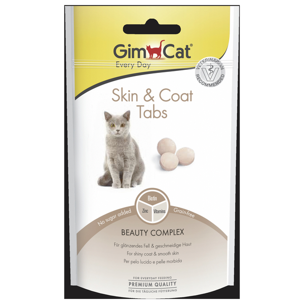 Afbeelding GimCat Skin & Coat Tabs - 40 g door Petsplace.nl