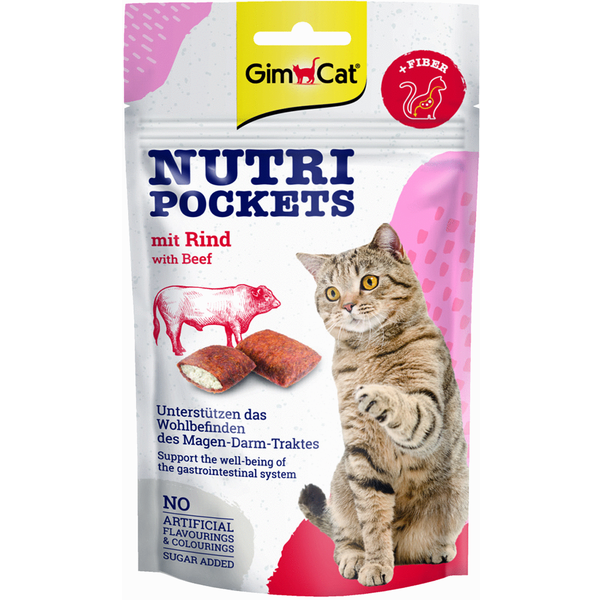 Gimcat Nutri Pockets - Kattensnack - Rund 60 g