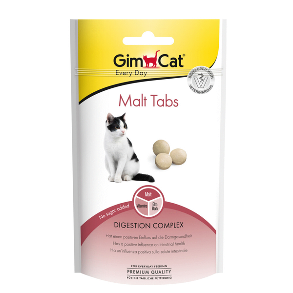 Afbeelding GimCat Malt Tabs - 40 g door Petsplace.nl