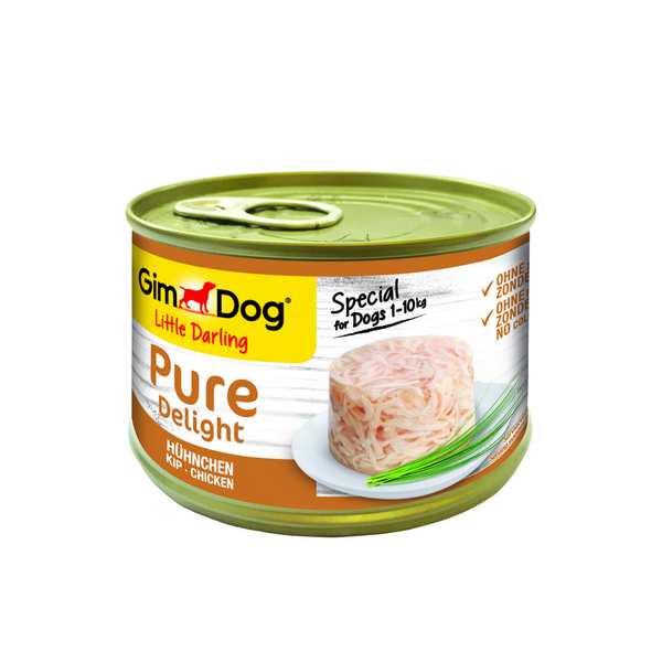 Afbeelding Gimdog Little Darling Pure Delight 150 g - Hondenvoer - Kip door Petsplace.nl