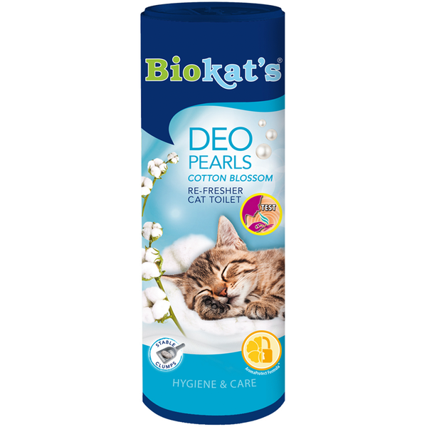 Afbeelding Biokat's Deo Pearls - Cotton Blossom - 700 gram door Petsplace.nl