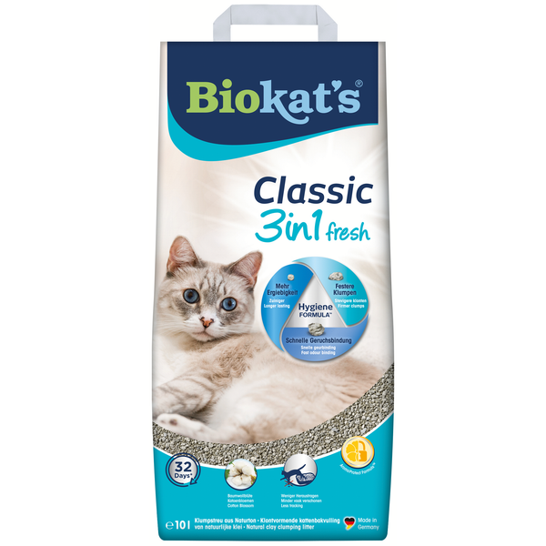 Afbeelding Biokat's Classic Fresh Cotton Blossom - Kattenbakvulling - 10 l door Petsplace.nl