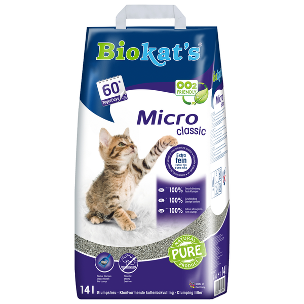 Biokat`s Micro Classic Kattenbakvulling 14 l 13.3 kg