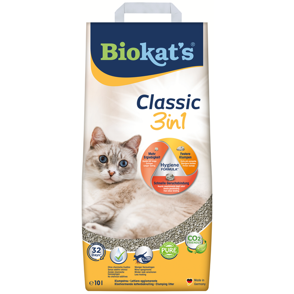 Biokat`s Classic 3 In 1 Kattenbakvulling 10 l