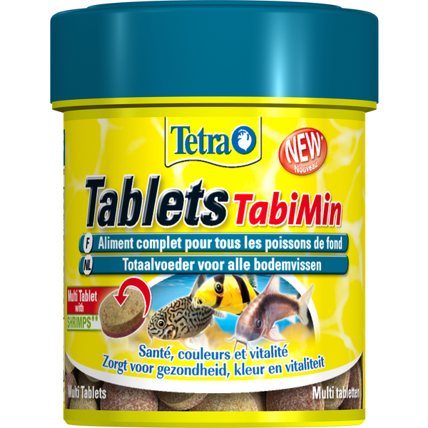 Afbeelding Tetra Tablets TabiMin 120 tabletten door Petsplace.nl