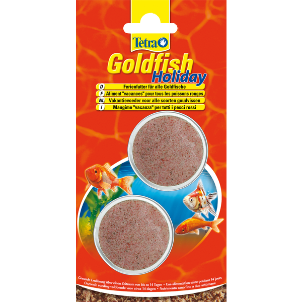 Afbeelding Tetra Goldfish Holiday Voer - 2 x 12 g door Petsplace.nl