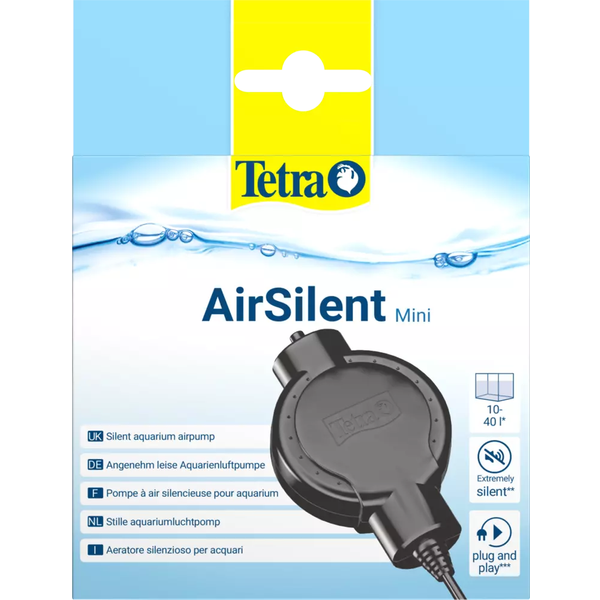 Afbeelding Tetra Airsilent Mini 24 Mg - Beluchting - Duifgrijs Mini door Petsplace.nl