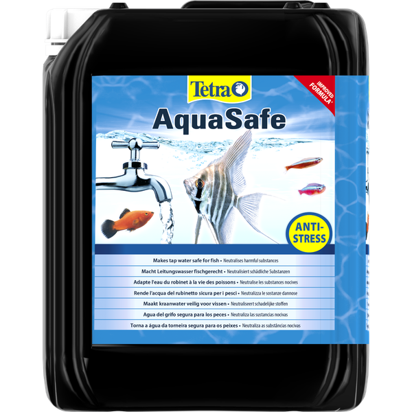 Afbeelding Tetra Aqua Aquasafe Waterverbetering - Waterverbeteraars - 5 l door Petsplace.nl