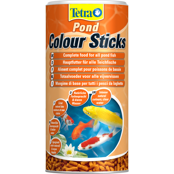 Afbeelding Tetra Pond Colour Sticks - Vijvervoer - 1 l door Petsplace.nl