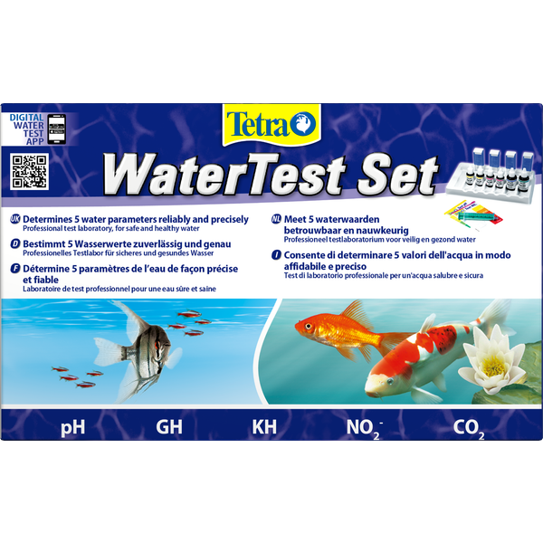 Tetra Test Laborett - Testen - per stuk Ph-Kh-Gh-No2-Co2