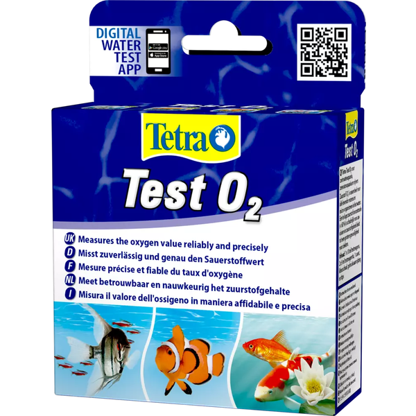 Afbeelding Tetra Test Zuurstof O2 - Testen - 3.6x9.8x13 cm 10 ml door Petsplace.nl
