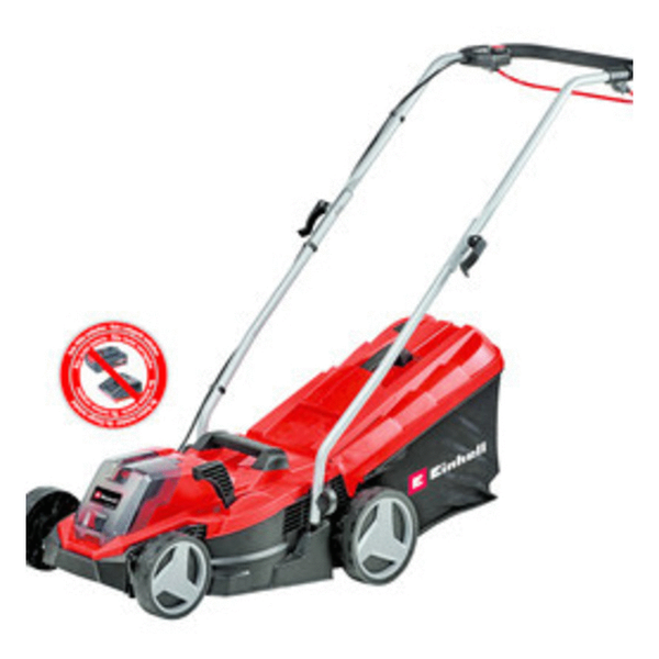Afbeelding Einhell Accu Grasmaaier - Grasmaaier - Rood Zwart door Petsplace.nl