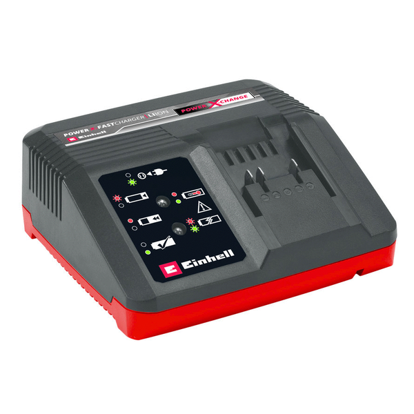 Afbeelding Einhell Snellader Power X-Change - Electrisch Gereedschap - Rood Zwart 18v 4a door Petsplace.nl