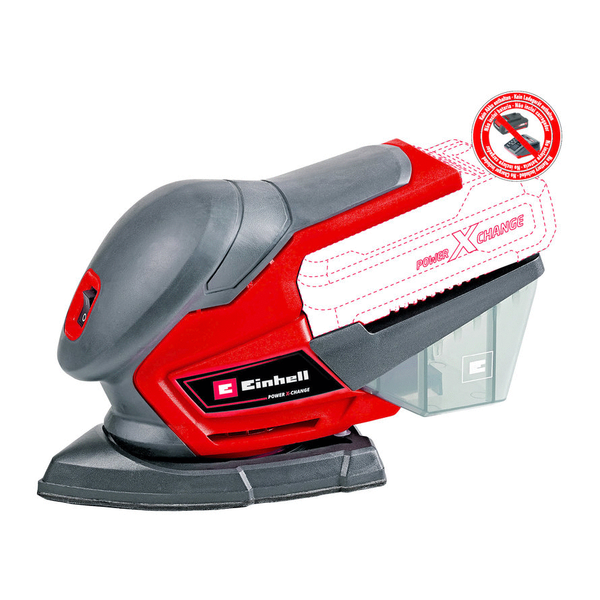 Afbeelding Einhell Accu Multischuurmachine - Electrisch Gereedschap - Rood Zwart door Petsplace.nl