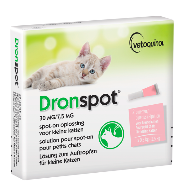 Afbeelding BA DRONSPOT 30/7,5MG 2 PIP 00000 door Petsplace.nl