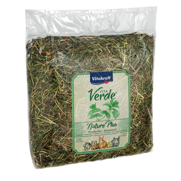 Afbeelding Vitakraft Vita-Verde Hooi 500 g - Ruwvoer - Brandnetel door Petsplace.nl