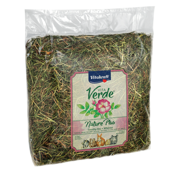 Afbeelding Vitakraft Vita-Verde Hooi 500 g - Ruwvoer - Wilde Rozen door Petsplace.nl