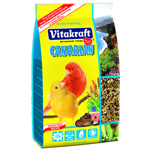Afbeelding Vitakraft Canarian Kanarievoer - Vogelvoer - 800 g door Petsplace.nl